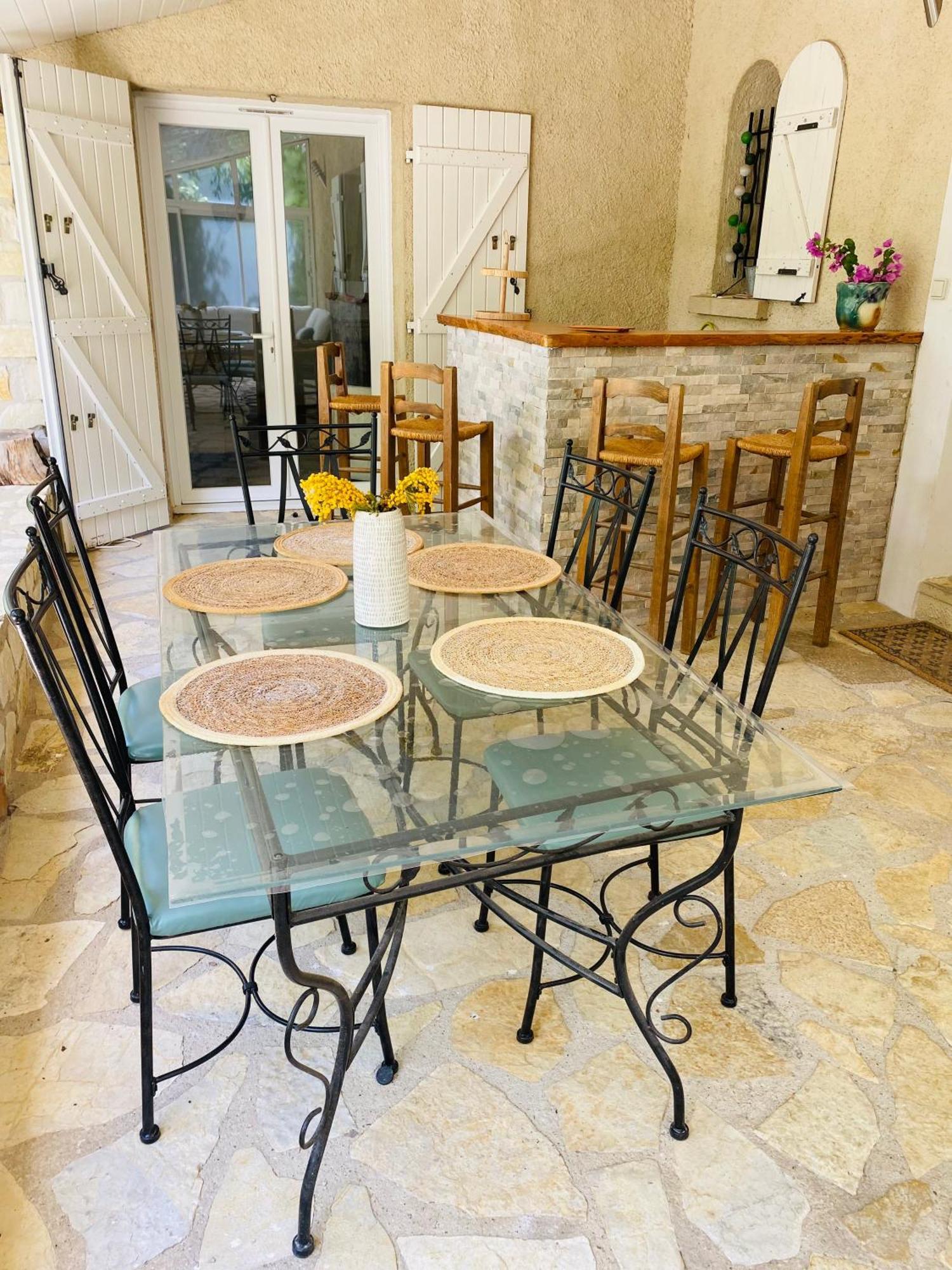 Saint-Vincent-de-Barbeyrargues Magnifique Villa Typique Du Sud Avec Piscine Privee Et Jardin Mediterraneen מראה חיצוני תמונה