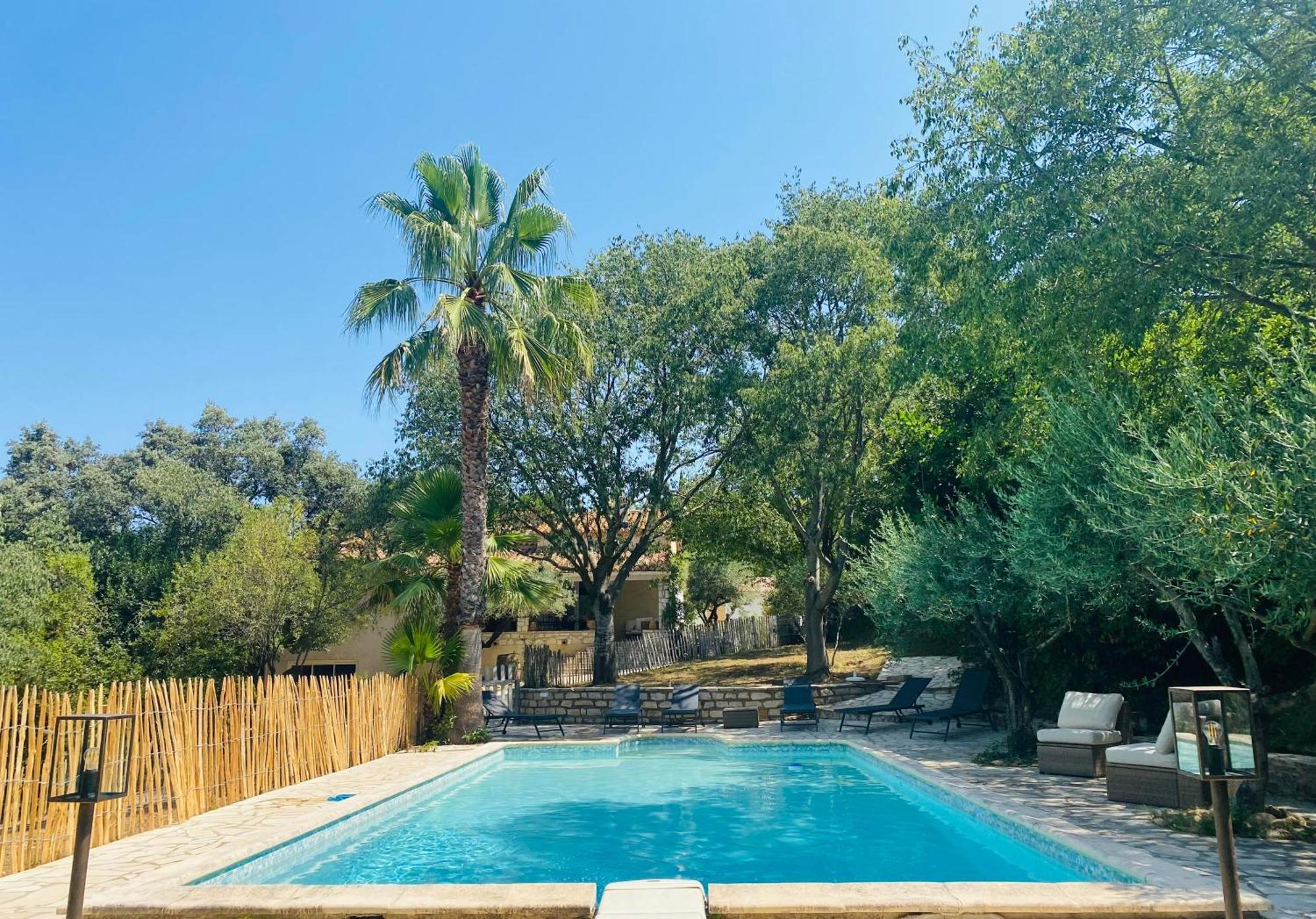 Saint-Vincent-de-Barbeyrargues Magnifique Villa Typique Du Sud Avec Piscine Privee Et Jardin Mediterraneen מראה חיצוני תמונה